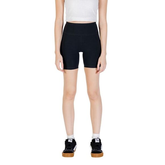 Converse Black Cotton Bermuda Women's Shorts